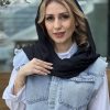 شال فلورانس میله ای مشکی