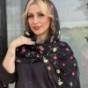 شال مجلسی توری گلدار