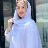 شال فلورانس میله ای سفید