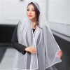 شال مجلسی توری گاندوزی سفید