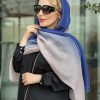 شال مجلسی طیفی (آبی صورتی)