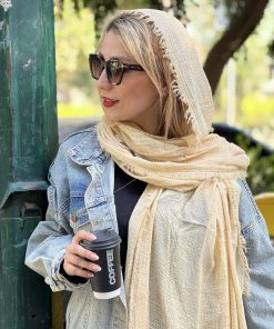 شال کنفی دور ریش لیمویی