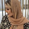 شال لمه گلبهی نارنجی ملایم