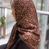 روسری ابریشم وارداتی فندی