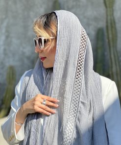 شال سنگشور ماهی طوسی روشن