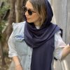 شال لنین سرمه ای تیره