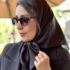 مینی اسکارف ابریشم مشکی