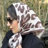 مینی اسکارف پلنگی عروسکی قهوه ای