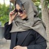 شال صابونی قهوه ای