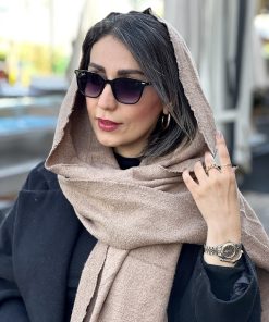 شال حوله ای نسکافه ای