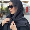 شال حریر پانیذ مشکی