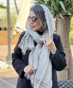شال شارن طوسی روشن