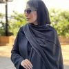 شال بافت سوزنی مشکی
