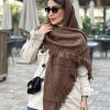 سه گوش بافت حصیری قهوه ای