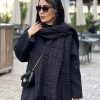 شال حصیری نازگل مشکی