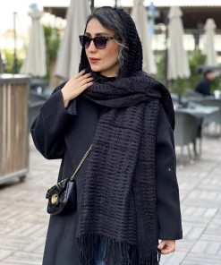 شال حصیری نازگل مشکی