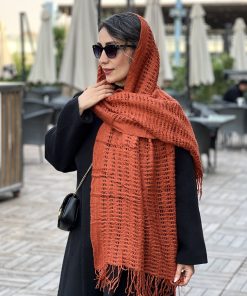 شال حصیری نازگل آجری