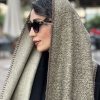 شال دو رو تدی سبز