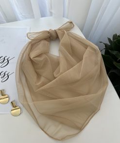 مینی اسکارف توری کرم