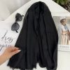 شال مخمل کبریتی مشکی شاین