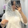 سه گوش دالبر پاپیون سفید نباتی