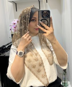 سه گوش پاپیون بابونه کاراملی