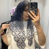 سه گوش دالبر بابونه سرمه ای