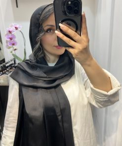 شال ابریشم مامی ترک مشکی