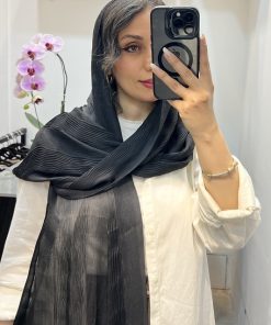 شال ابریشم مامی پلیسه وارداتی