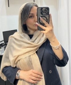 شال کنفی کرم