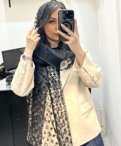 شال حریر مخمل ال وی