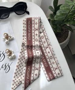 باندانا ال وی خطی قهوه ای