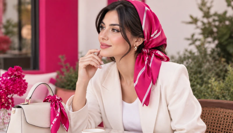 بستن مینی اسکارف در دورهمی