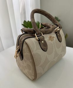 کیف کوچ صندوقی LL کرم عسلی
